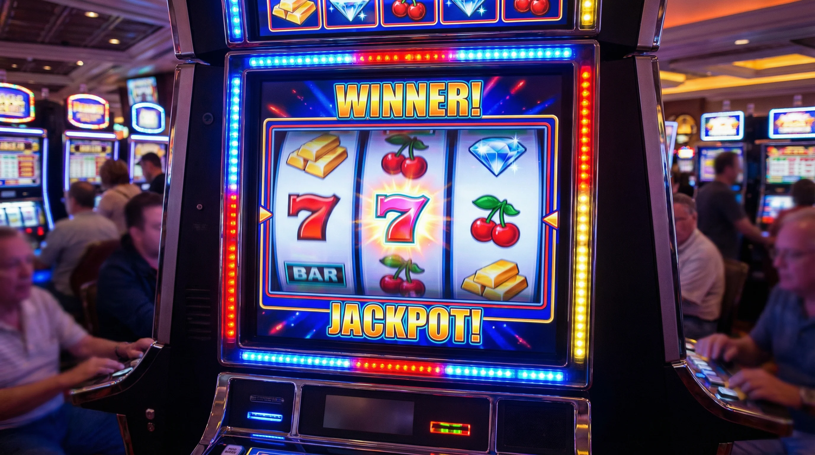 经典老虎机中奖画面